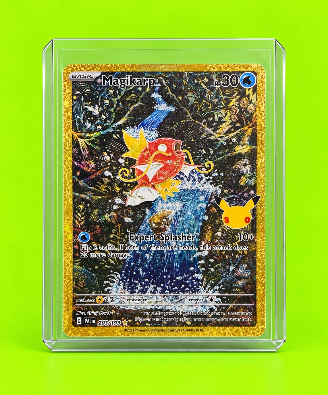Pokemon Magikarp Illustration Rare 203/193 Paldea Evolved Full Art Holo