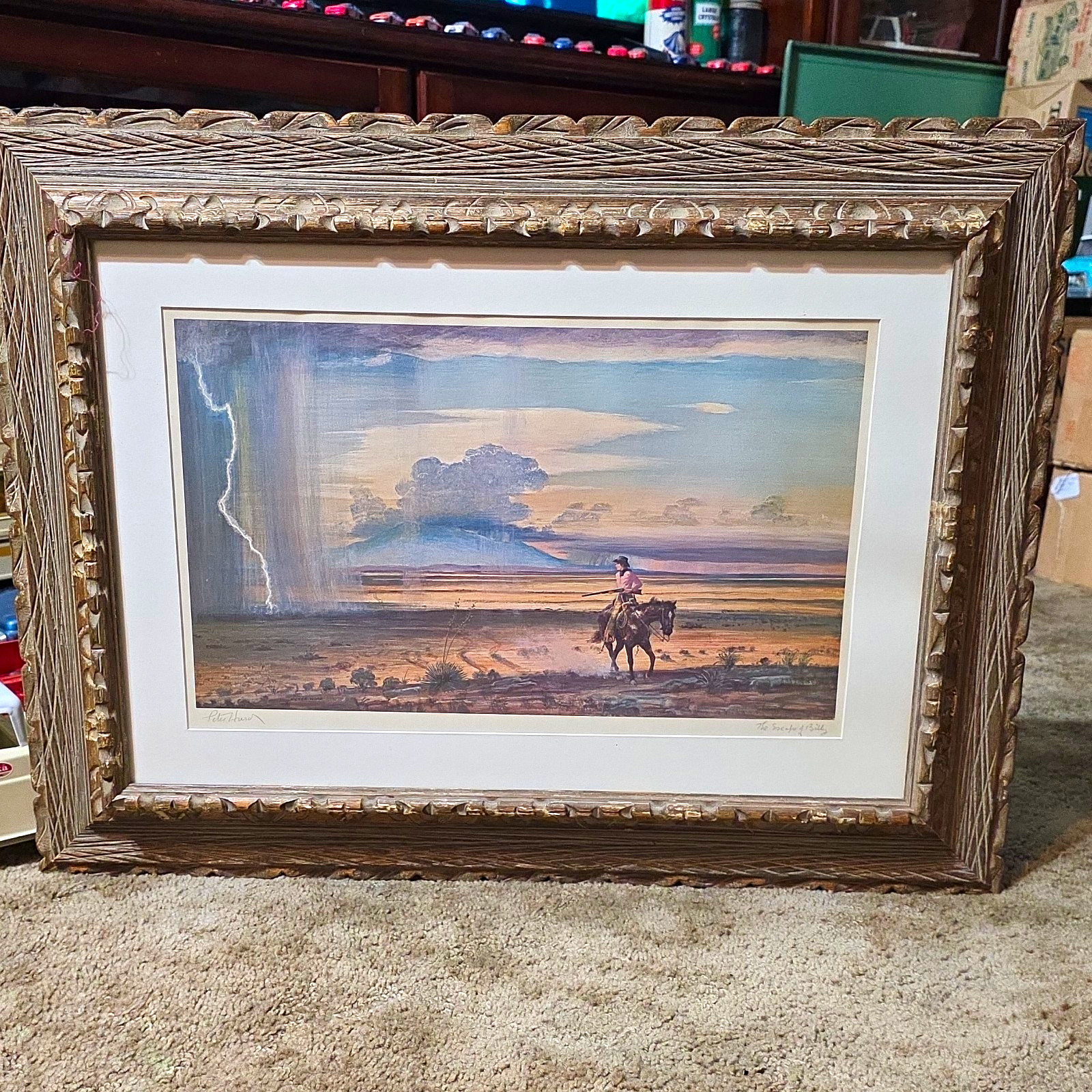 Peter Hurd Signed Print \ Peter Hurd Signed Print \