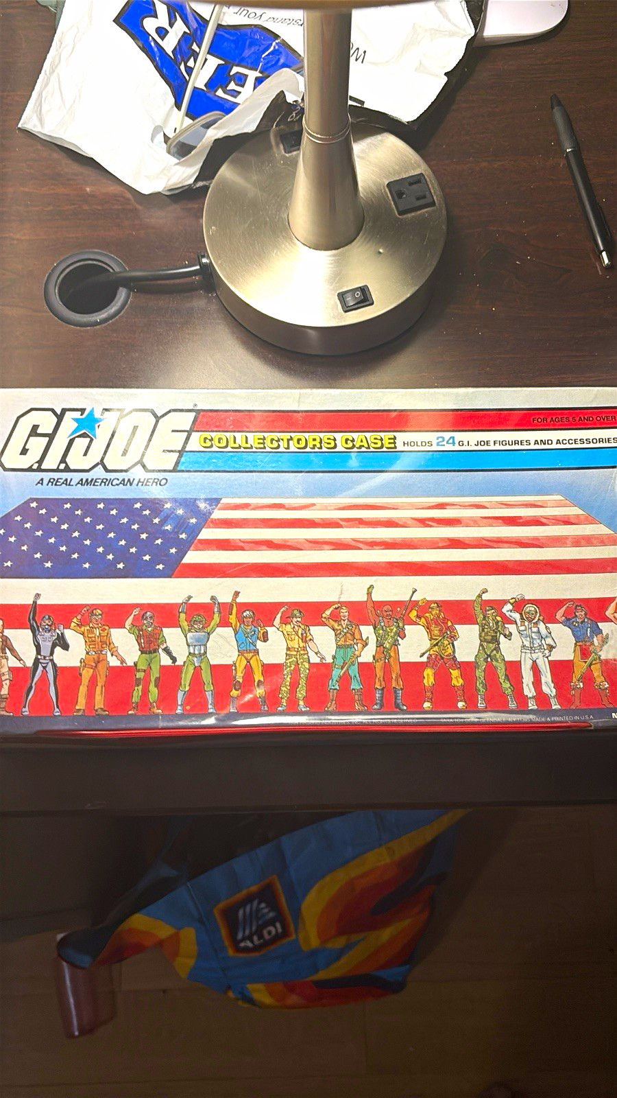Vintage Hasbro G.I. Joe ARAH Lot - 15 Figures, Accessories & 1984 Vinyl Case