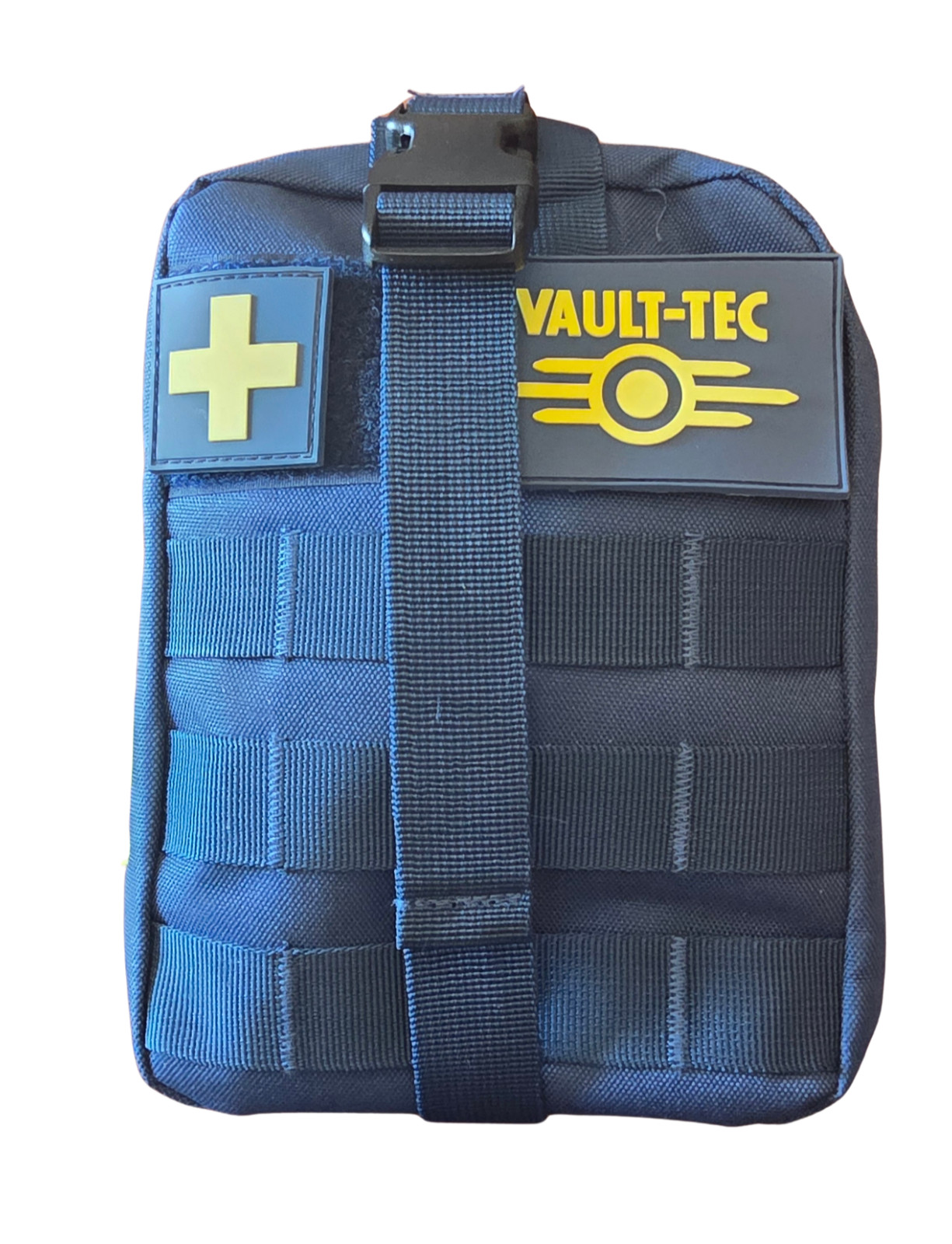 Fallout Vault Tec Survival and Utility Pouch – Blue and Yellow - NukedLife -