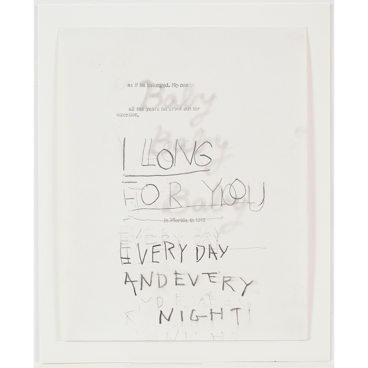As if he belonged. No one - 40x50 Inch Rolled Canvas Wall Art Print