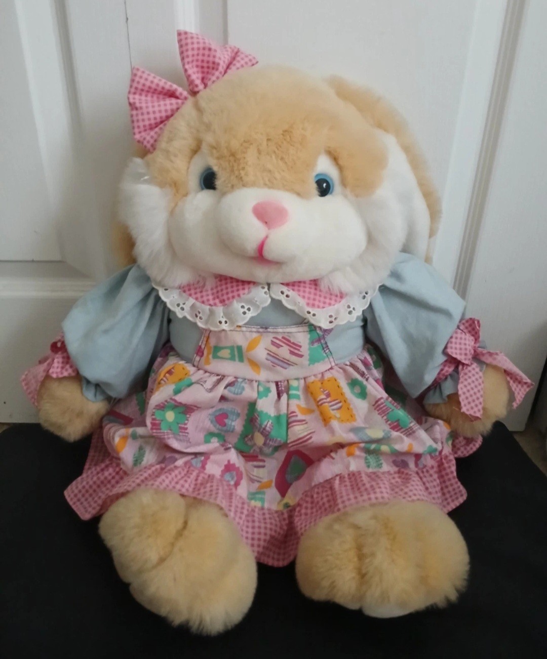 Vintage Dan Dee Girl Bunny Rabbit 24 Inch Plush