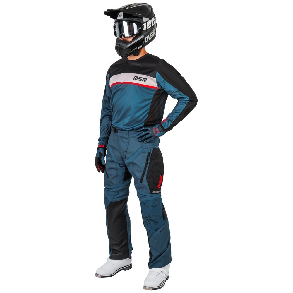 MSR Legend Offroad Motocross Jersey & Pants Combo Steel Blue Large, 34\ MSR Legend Offroad Motocross Jersey & Pants Combo Steel Blue Large, 34\