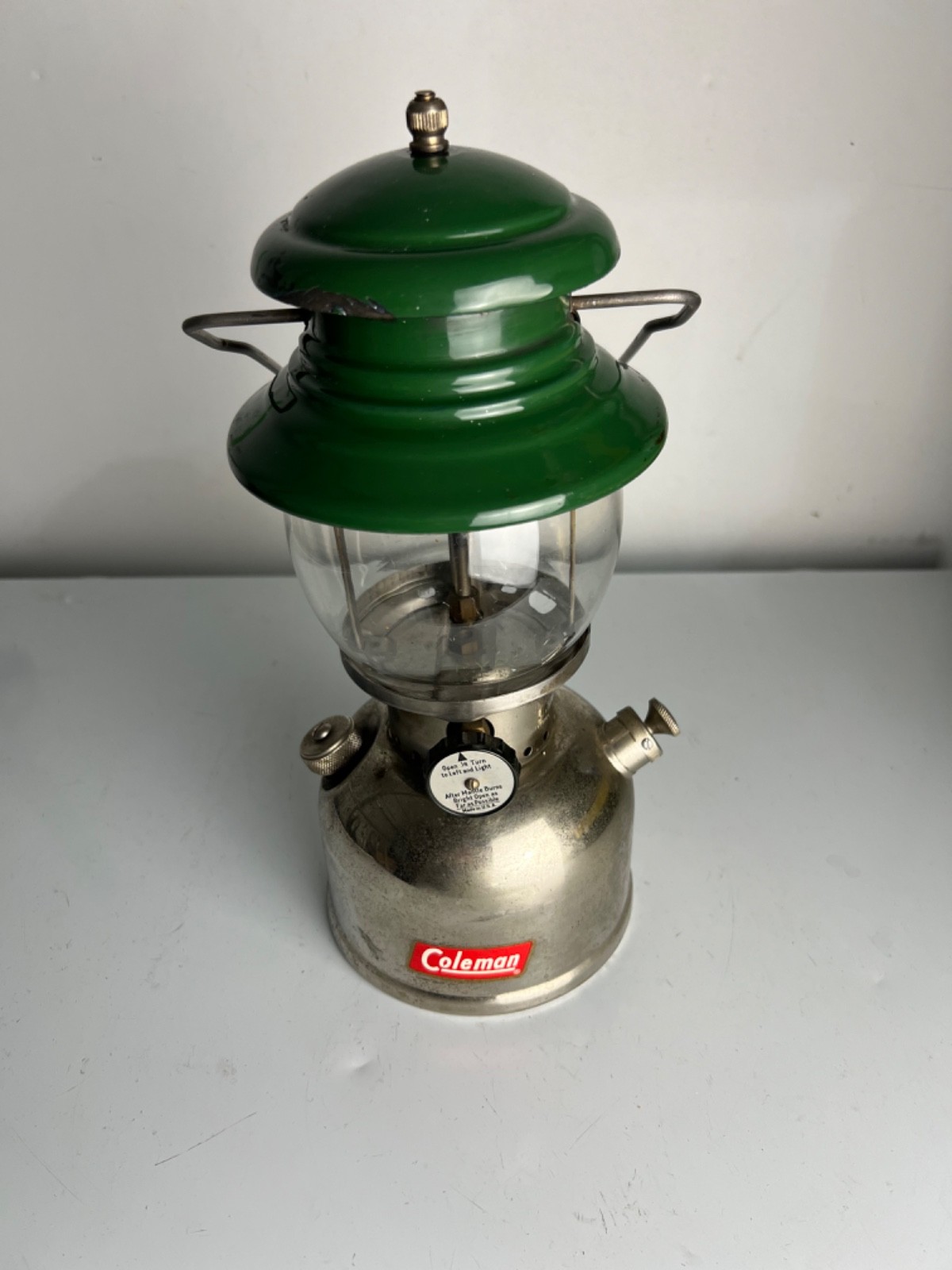 Vtg Coleman Lantern Model 202 The Professional Single Mantle 3 57
