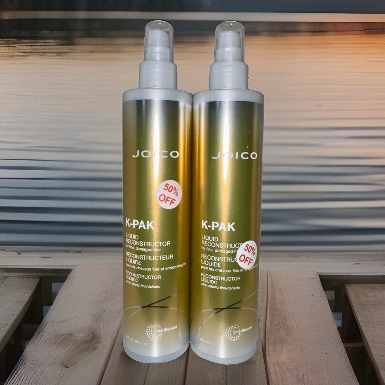 2 PK Joico K-PAK Liquid Reconstructor LEAVE-IN Spray Fine Damaged Hair 10.1 oz