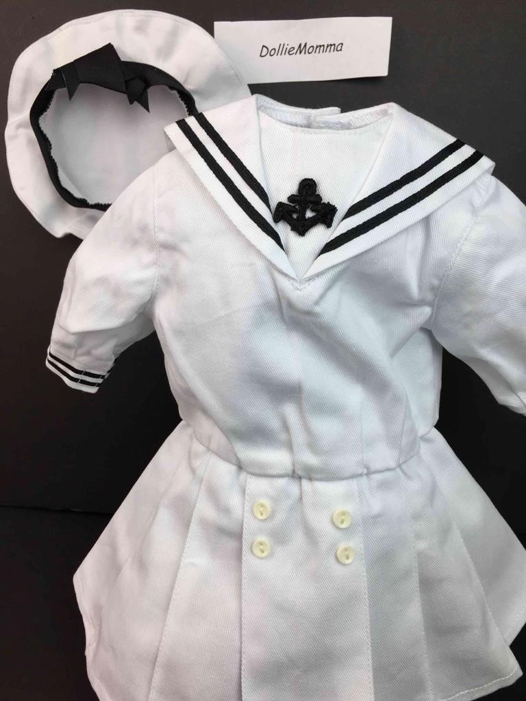 American Girl Samantha Middy Sailor Outfit Dress & Tam/Hat Pleasant Company 1991