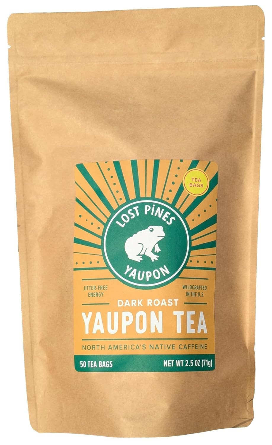 Yaupon Tea Bags - Dark Roast - Lost Pines Yaupon Tea - Regenerative Foraged