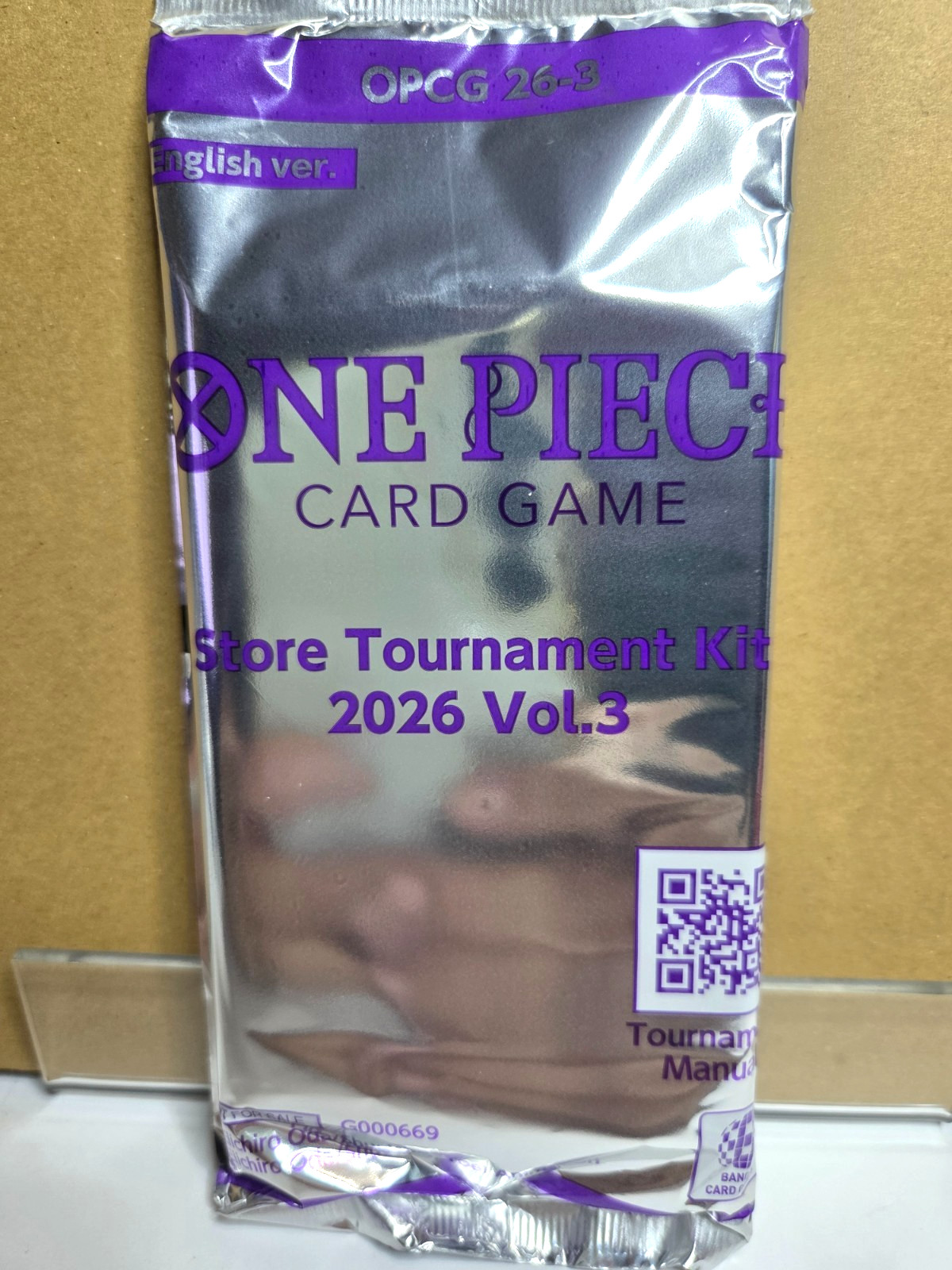 ONE PIECE CARD GAME STORE TOURNAMENT KIT 2026 VOL 3 NEW SEALED BANDAI NAMCO CCG