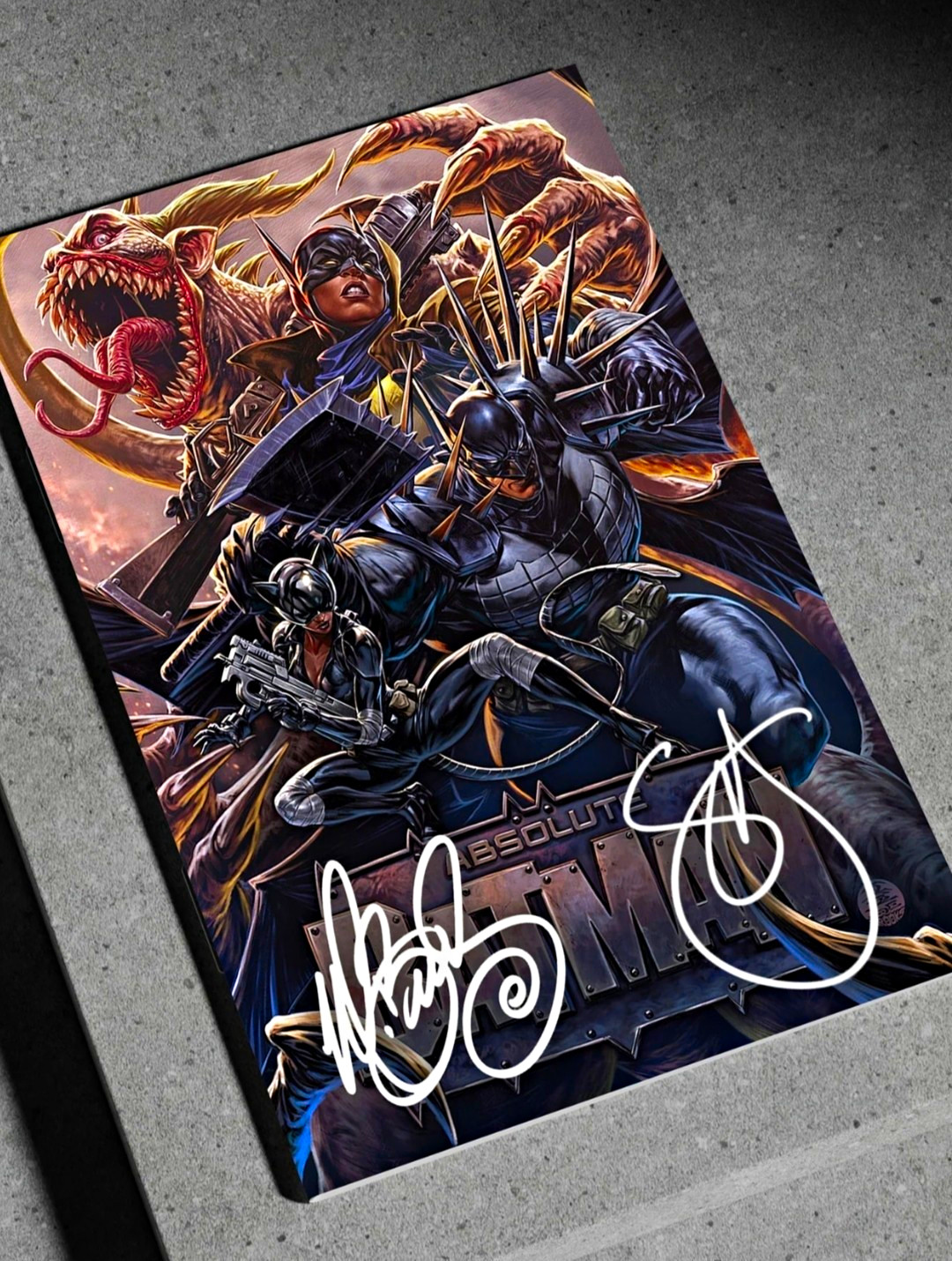 ABSOLUTE Batman 25 2X Signed Brooks/Synder. SOLD OUT LTDCARDSTOCK PRESALE ABSOLUTE Batman 25 2X Signed Brooks/Synder. SOLD OUT LTDCARDSTOCK PRESALE