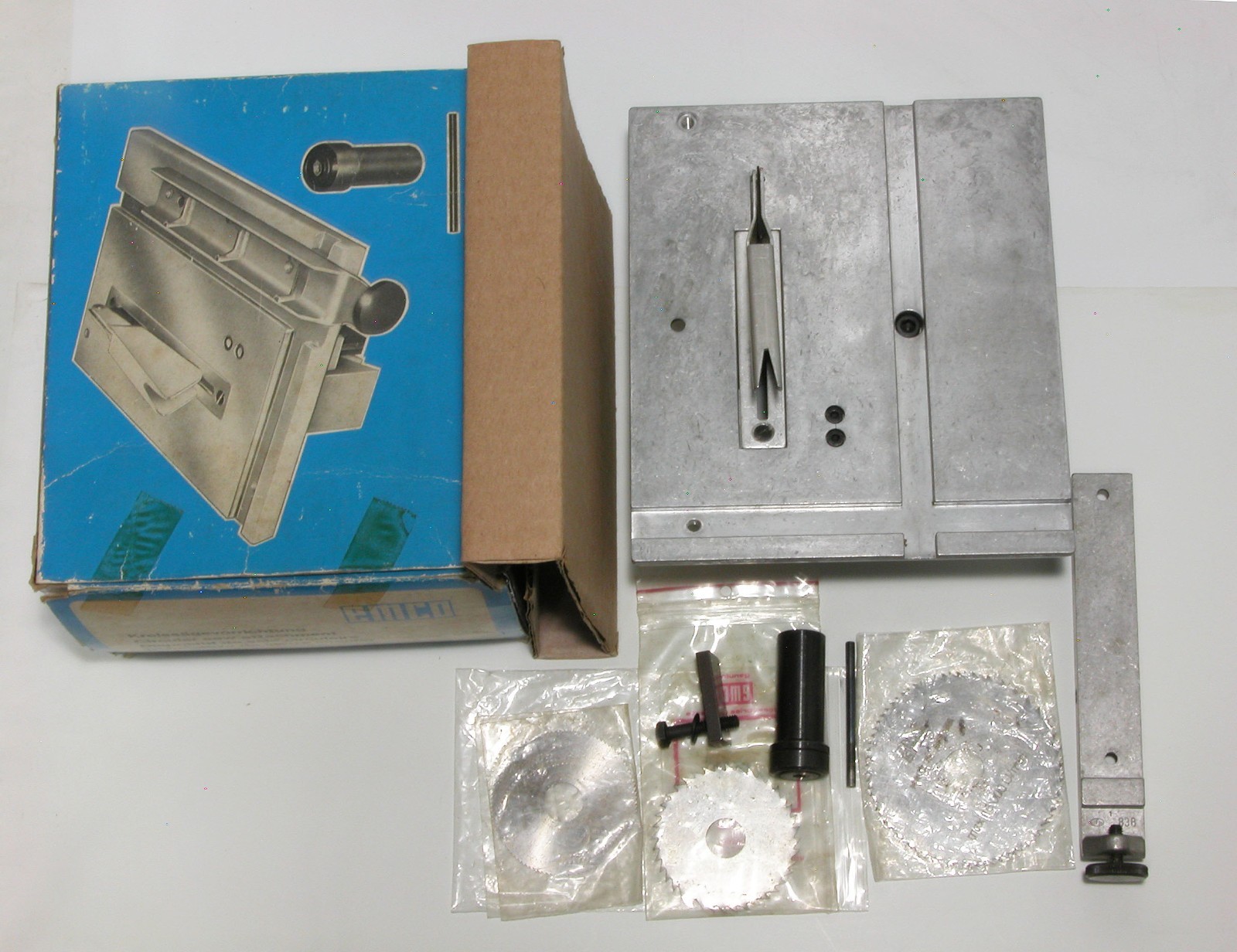 Emco Unimat 3 Lathe Table Saw Attachment, Ref No 150380