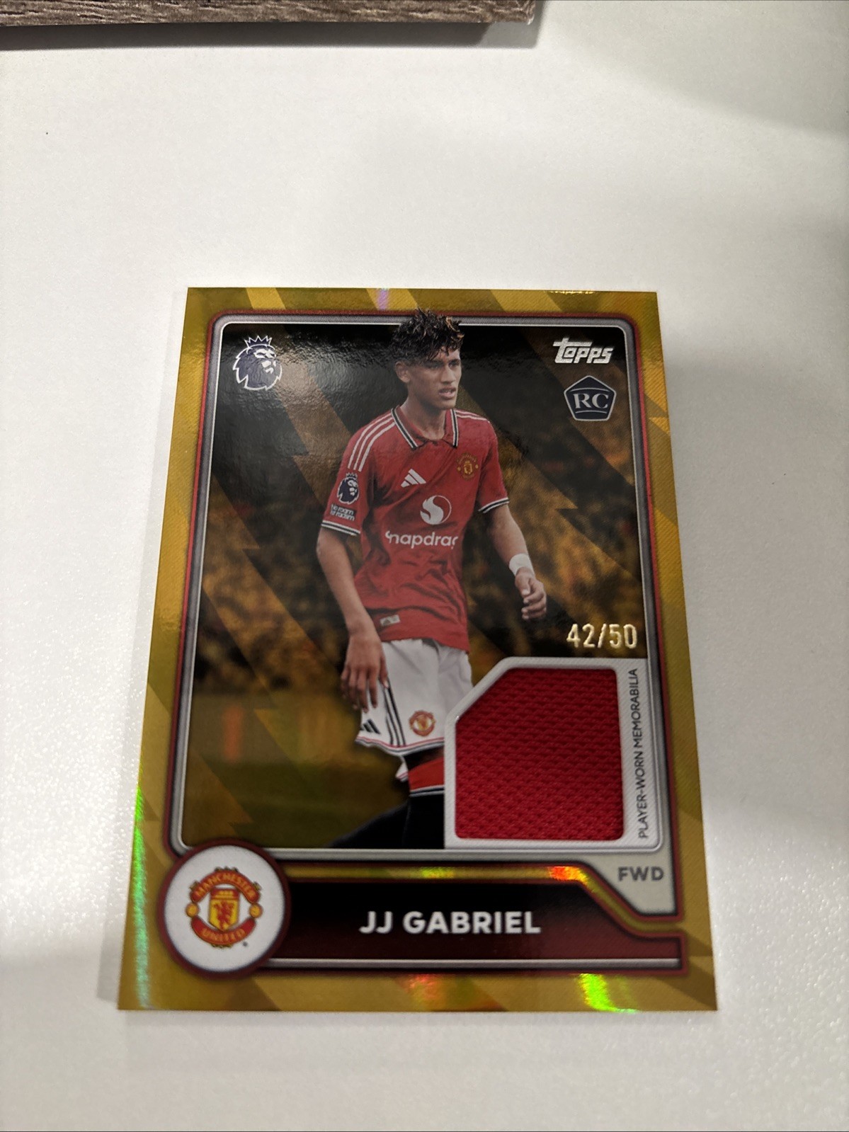 2026-2027 Topps Flagship JJ Gabriel “Kid Messi” True Gold Relic SSP True Rookie