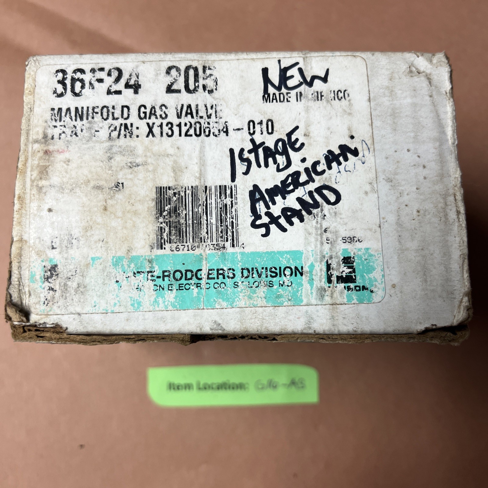 WHITE RODGERS 36F24 205 MANIFOLD GAS VALVE 1/2PSI 24V 60Hz .36AMP 3.3