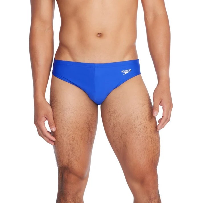 Speedo Eco Endurance Men\'s Swim Brief True Cobalt Puzzle Pride - Size 32