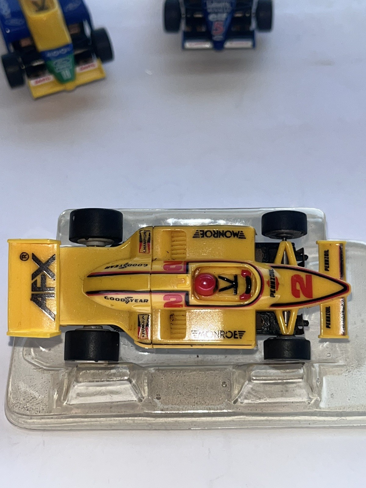 AFX - Tomy turbo - #2 AFX Pennzoil- Indy F1 style - HO Slot Car  