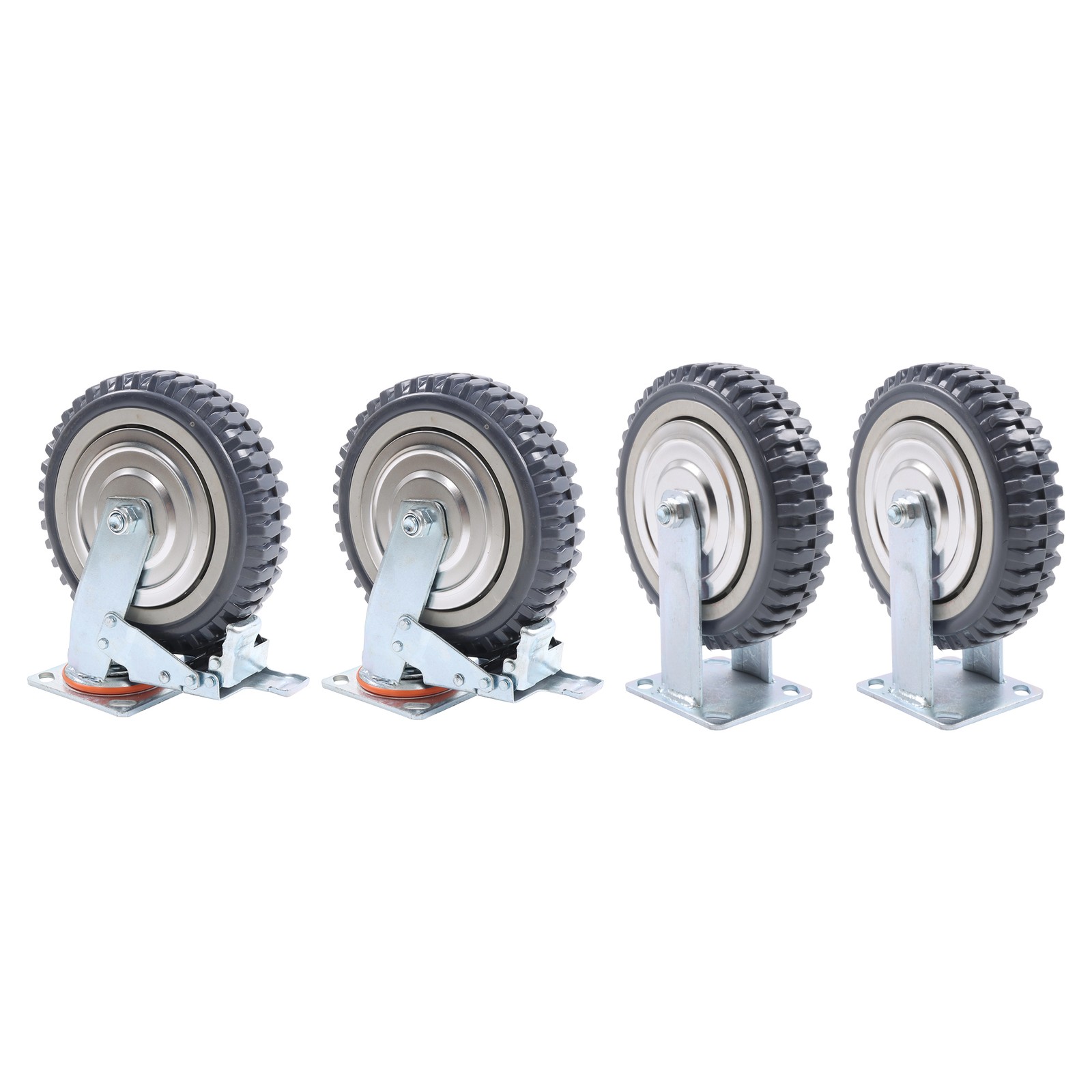 4 Pack (2 Swivel, 2 Fixed) 8\
