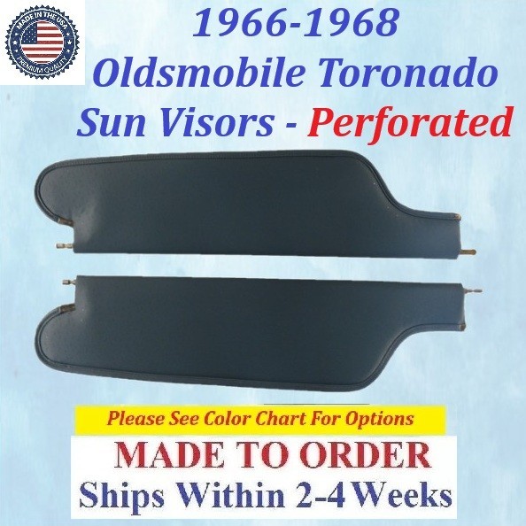 New 1966 -  1968 Oldsmobile Toronado (PAIR) SUNVISORS #OLS-SVR-175