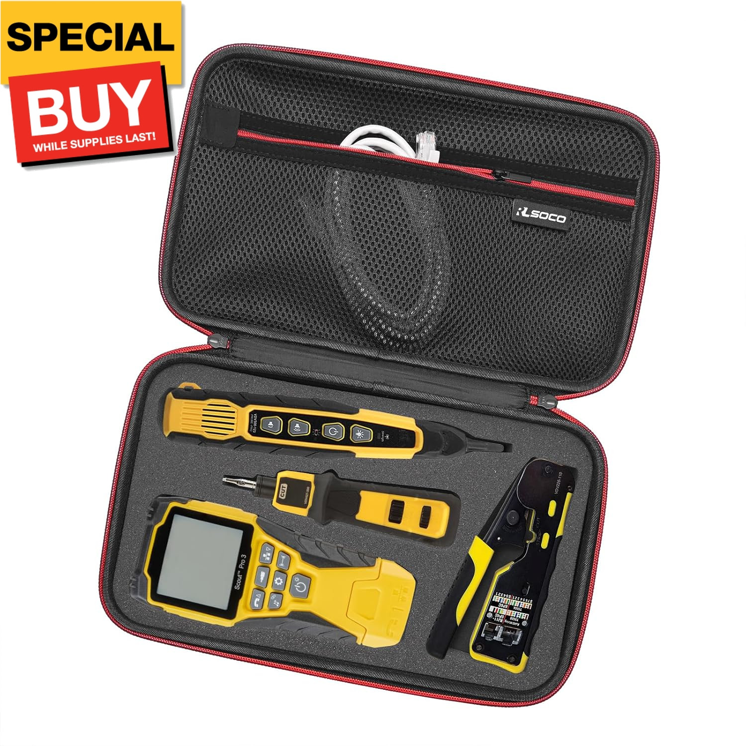 Hard Case for Klein Tools VDV501-851/VDV500-123/VDV226-110/VDV427-300 Storage Ho