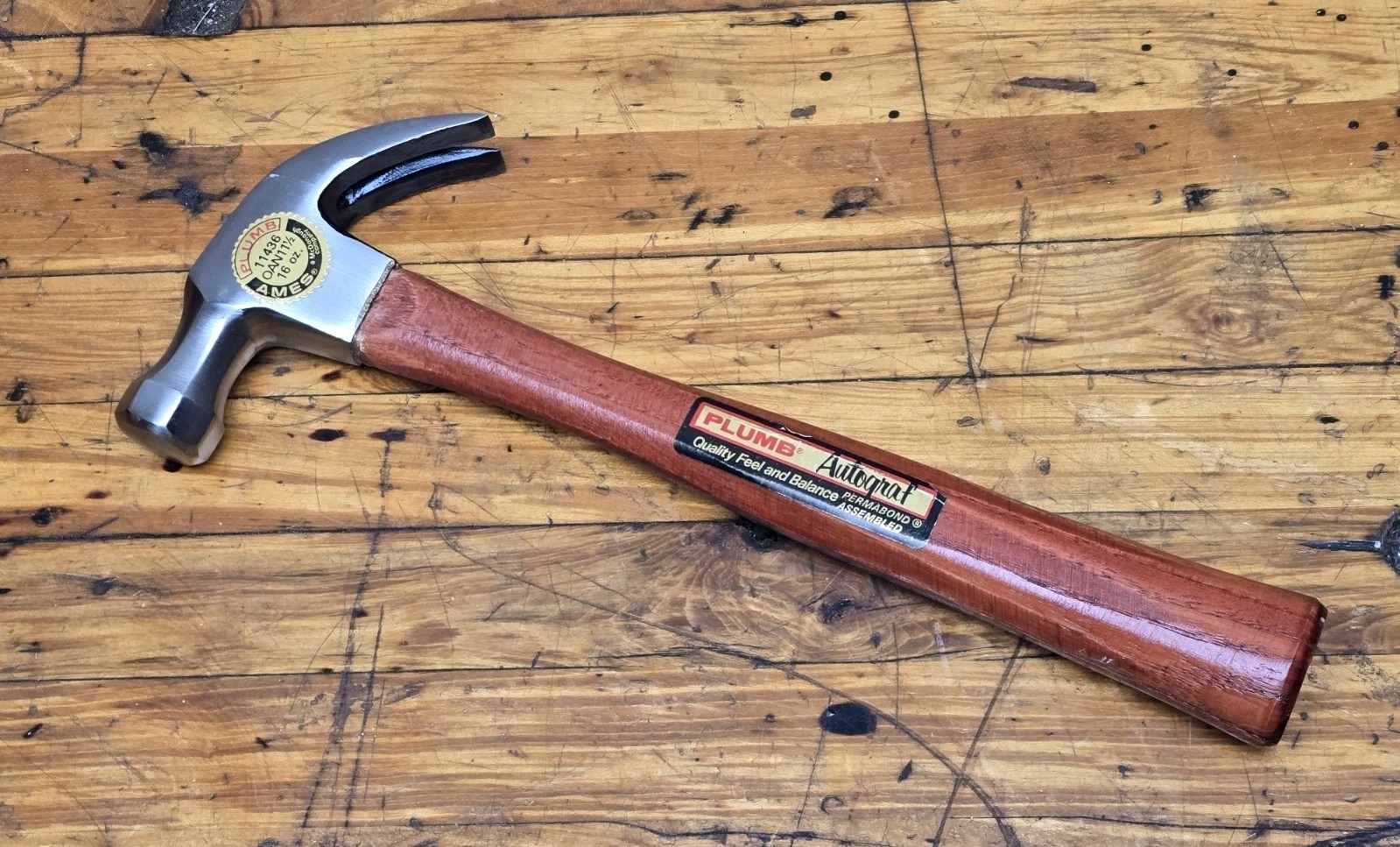 Vintage NOS Plumb 16 oz Claw Hammer Permabond Autograf Tools Fayette R Plumb NEW Vintage NOS Plumb 16 oz Claw Hammer Permabond Autograf Tools Fayette R Plumb NEW