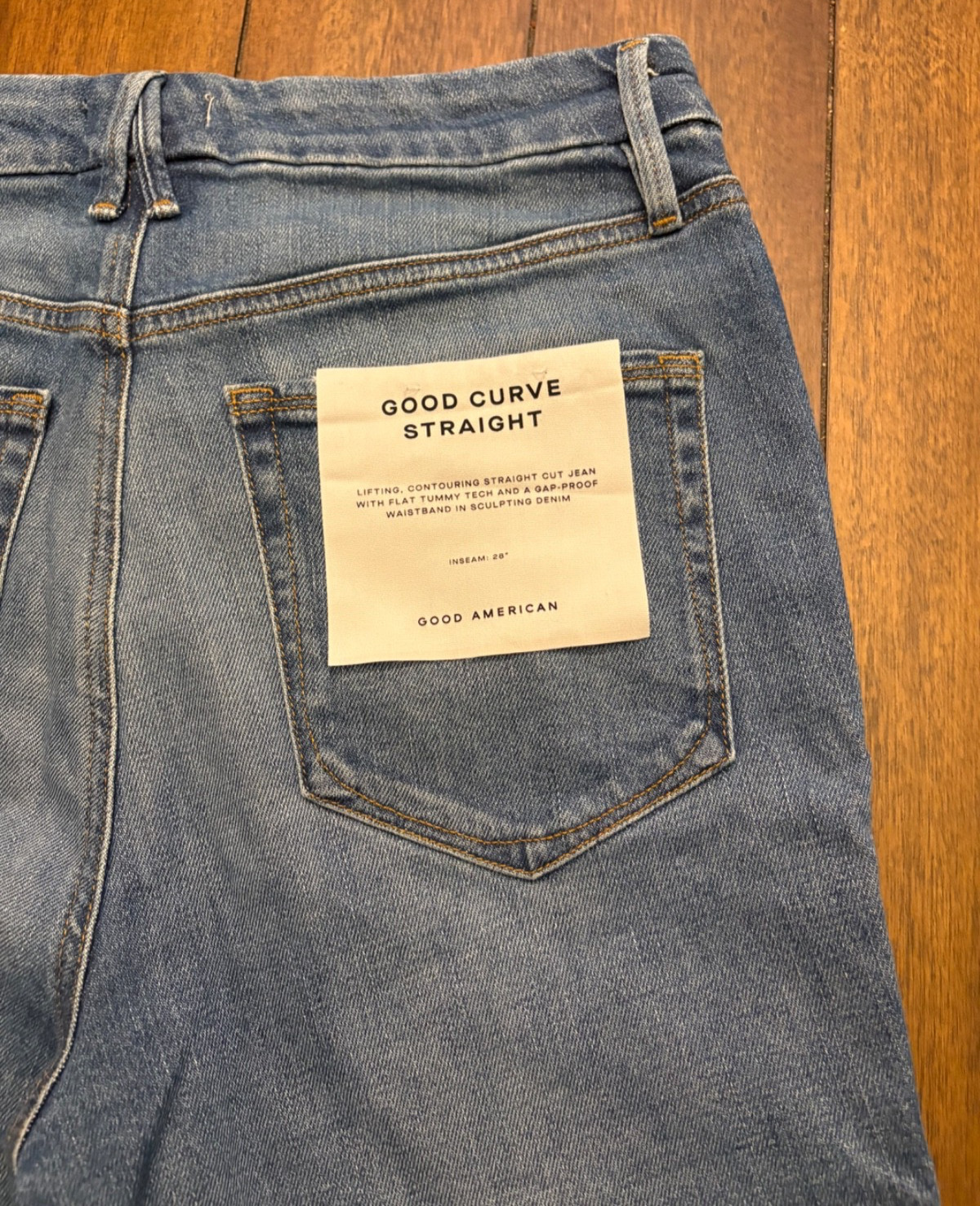 Good American Good Curve Straight Jeans Size 10/30
