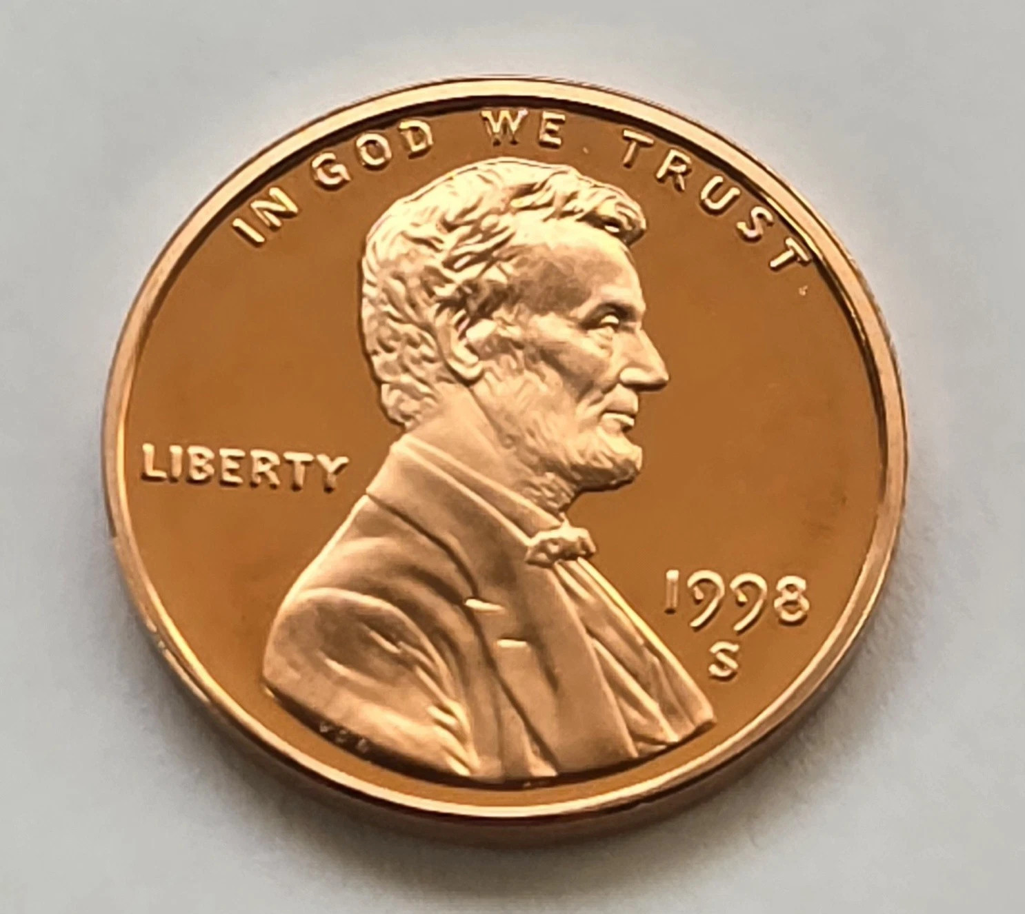 Blazing Gem Proof 1998-S Lincoln Cent Blazing Gem Proof 1998-S Lincoln Cent