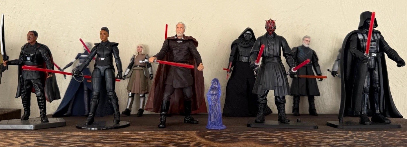 Hasbro Star Wars Villains Action Figure Lot/Collection Darth Vader Maul Kylo