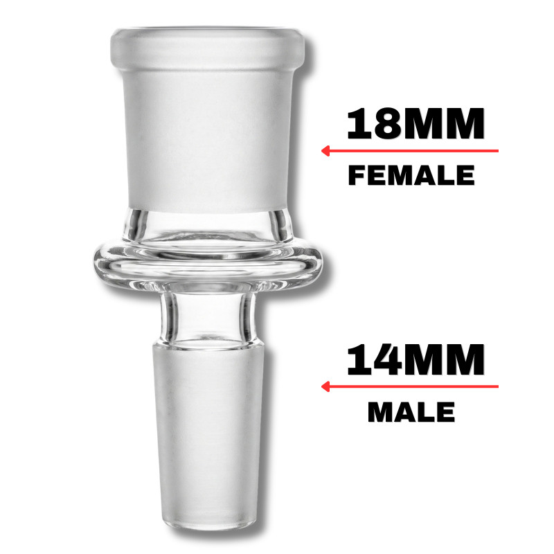 Glass Joint Adapter 18mm to 14mm 14mm to 10mm 10mm to 14mm Water Pipe