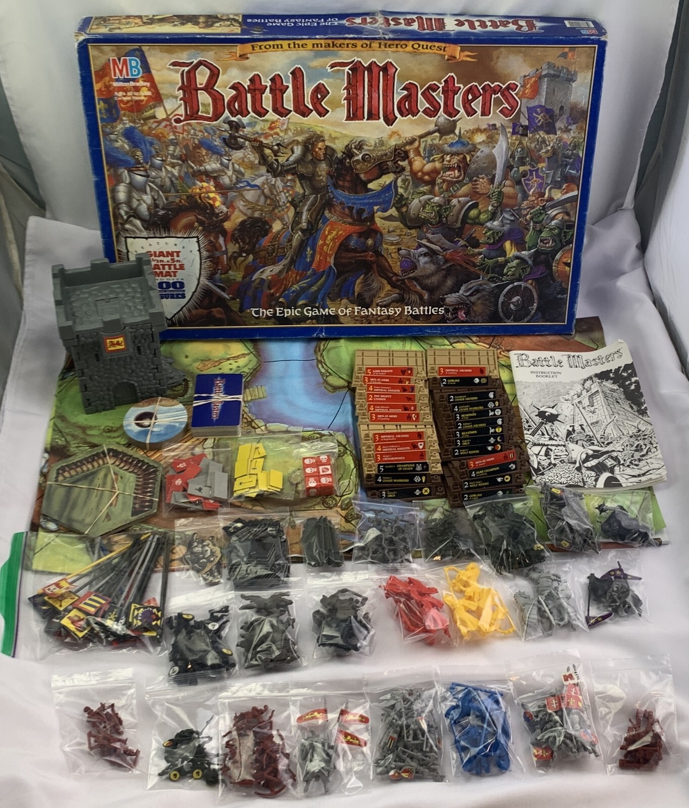 1992 Battle Masters Game by Milton Bradley Complete in Great Condition 
