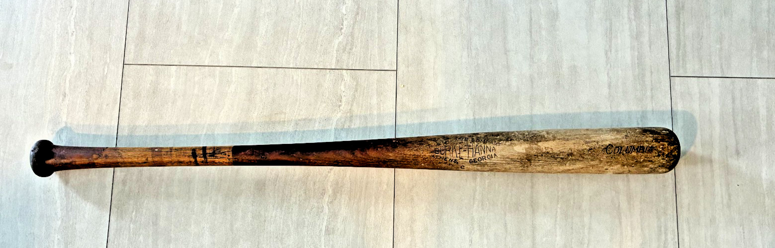 Vintage c1930 Burke Hannah Columbia Model Baseball Bat 35