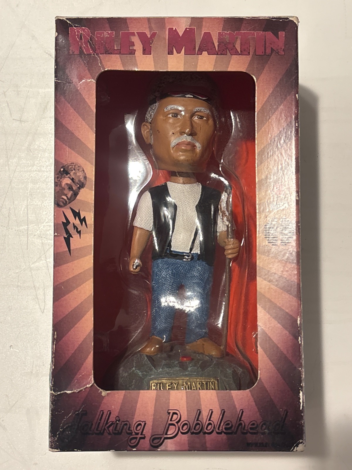 Howard Stern TALKING Riley Martin Bobble Head Figure VERY RARE., DISCONTINUED Howard Stern TALKING Riley Martin Bobble Head Figure VERY RARE., DISCONTINUED