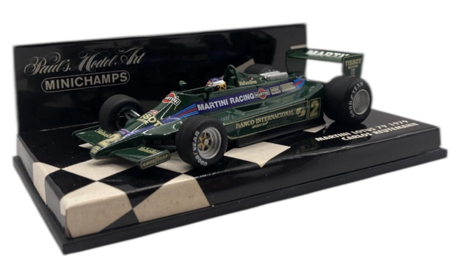 Minichamps 1/43  Martini Lotus 79 1979 Carlos Reutemann 430790002