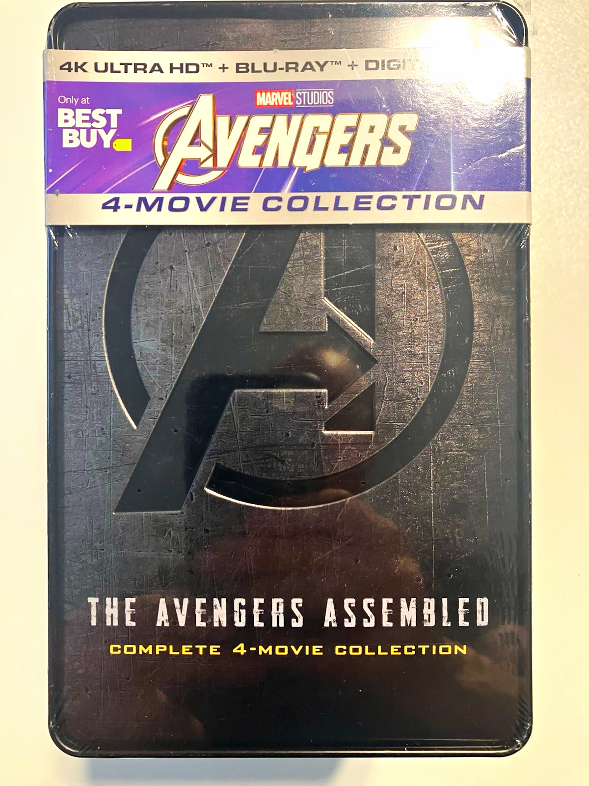 Marvel Studios Avengers: 4-Movie Collection (4K UHD Blu-ray) Steelbook + Digital Marvel Studios Avengers: 4-Movie Collection (4K UHD Blu-ray) Steelbook + Digital