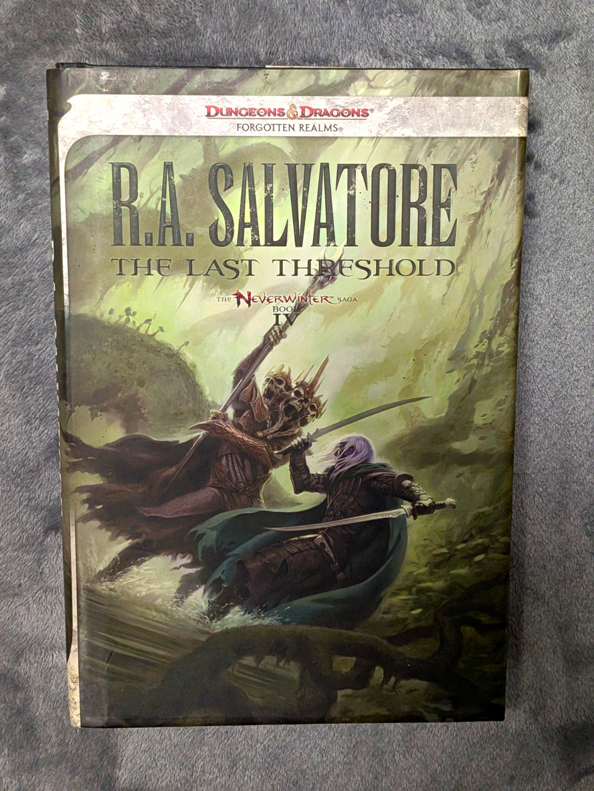 R.A. Salvatore Neverwinter Saga: The Last Threshold (2013) Hardcover Wizards R.A. Salvatore Neverwinter Saga: The Last Threshold (2013) Hardcover Wizards