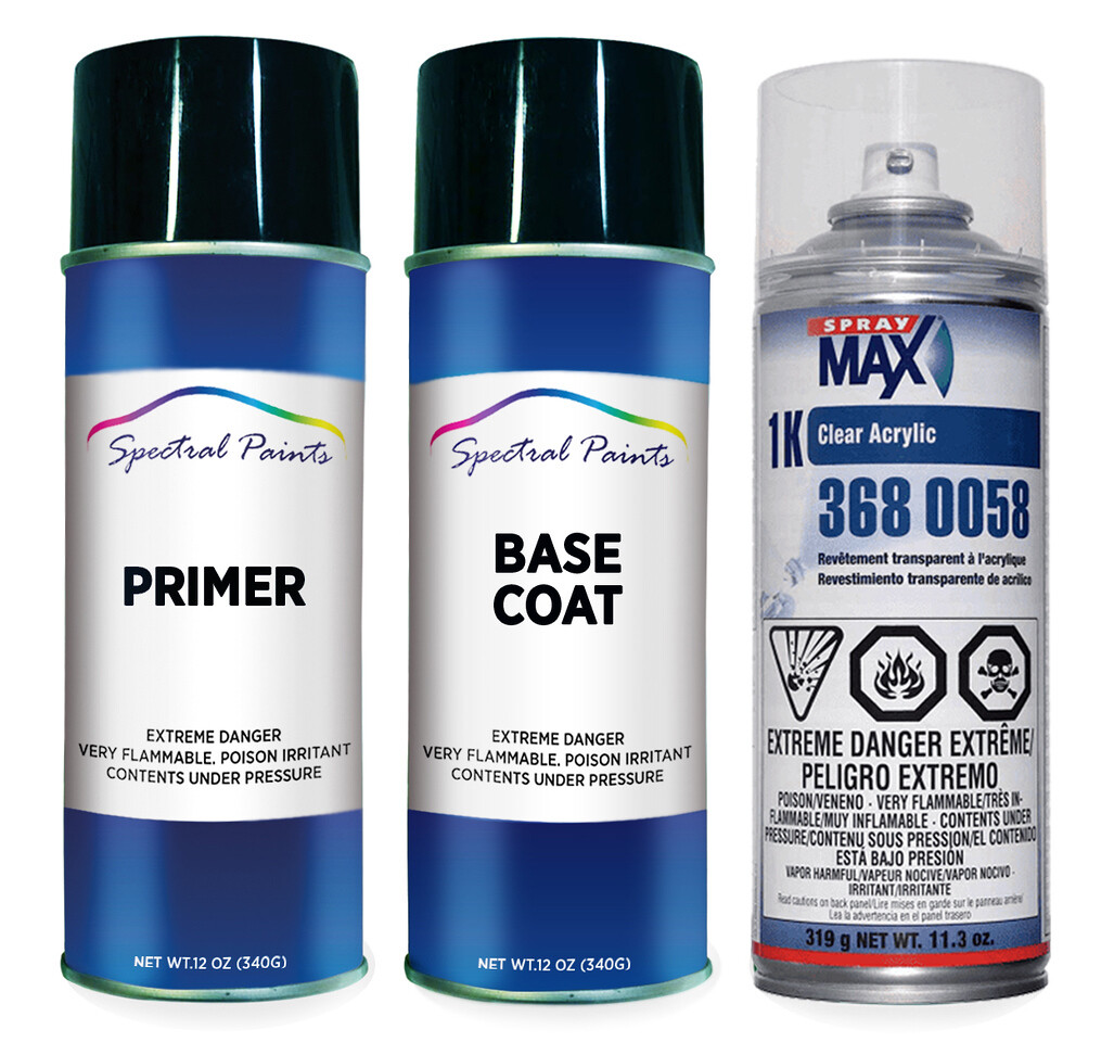 For Chevrolet 10 Arctic White Spray Paint Primer & Clear Compatible