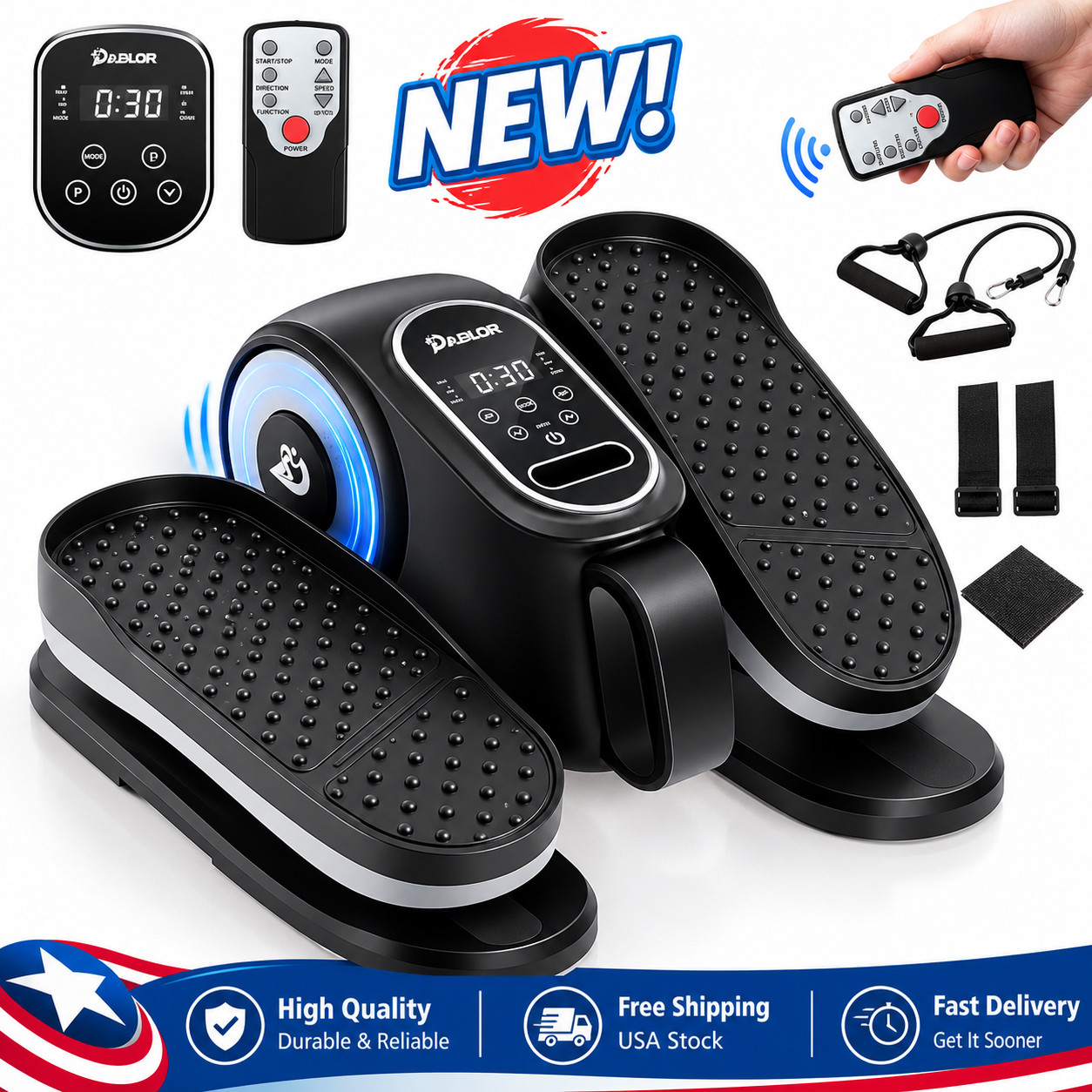 Ellipse Leg Exerciser as Seen on TV Under Desk Elliptical Machine Seated Machine