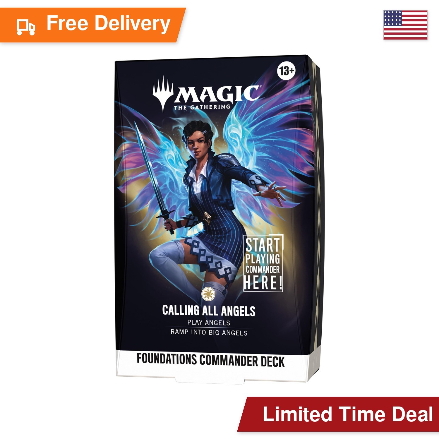 Magic The Gathering Commander Deck Calling All Angels White MTG Booster Pack