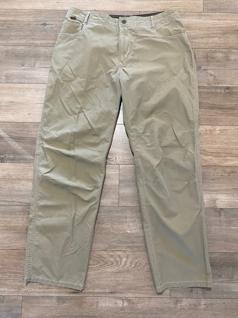 Kuhl Renegade Chino Original Mens 36X32 Brown Klassik Cargo Casual Pants