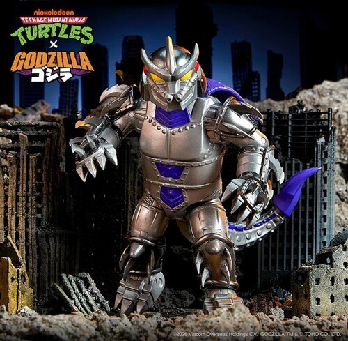 Teenage Mutant Ninja Turtles x Godzilla - Shredder x Mechagodzilla Action Figure