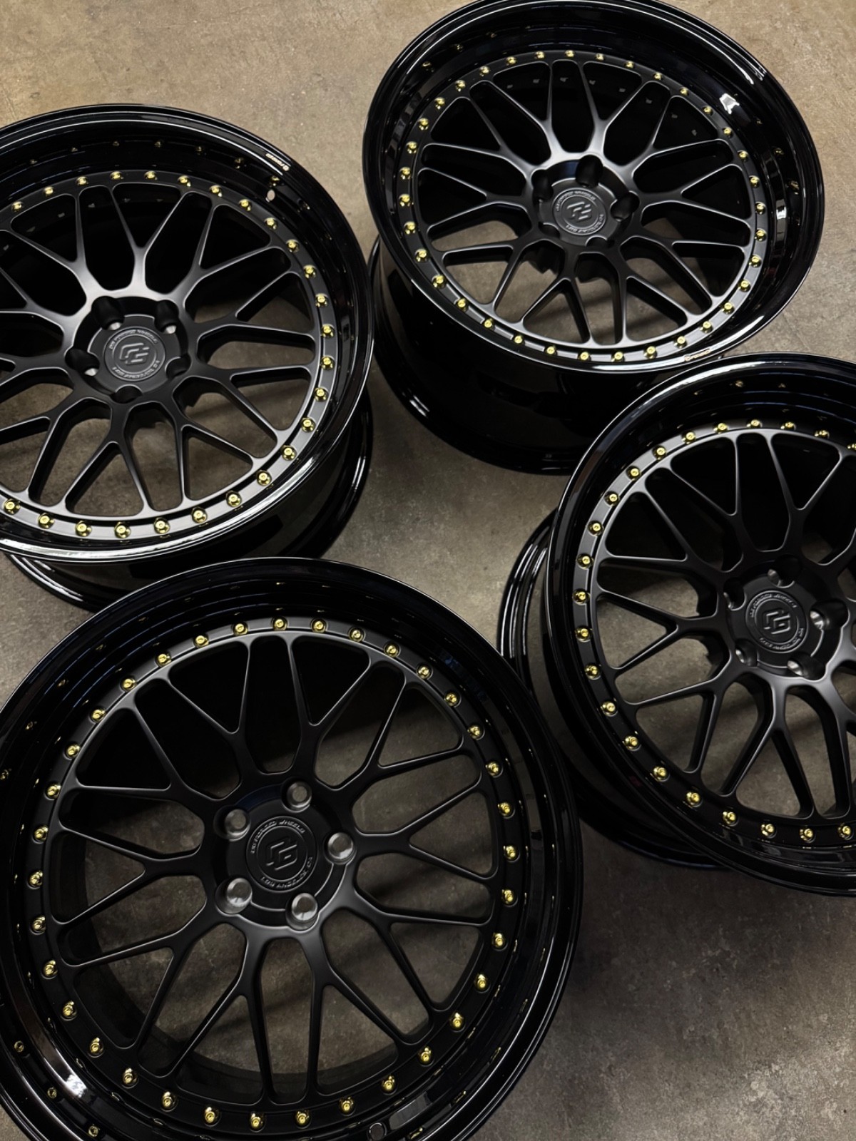 20\'\' OGForged Multi Spoke Staggered Concave Satin Black Wheels For Bmw G80