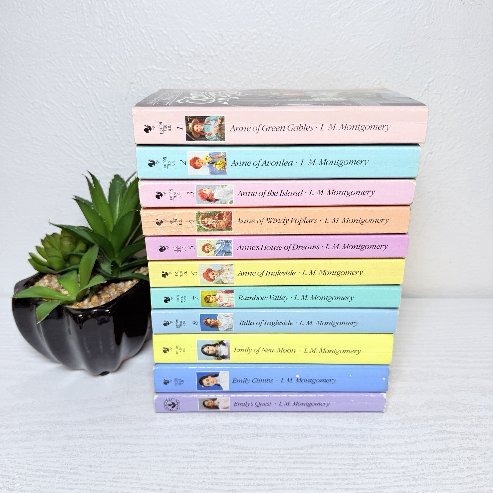 1992 Anne of Green Gables Complete PB Set 1-8 PLUS Emily Trilogy LM Montgomery