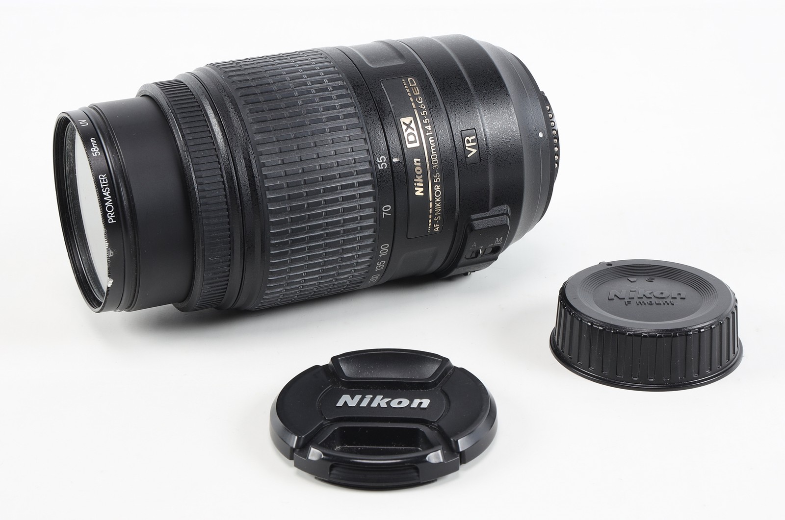 Nikon AF-S DX Nikkor 55-300mm f/4.5-5.6 G ED VR AF APS-C Lens (AF INOP)
