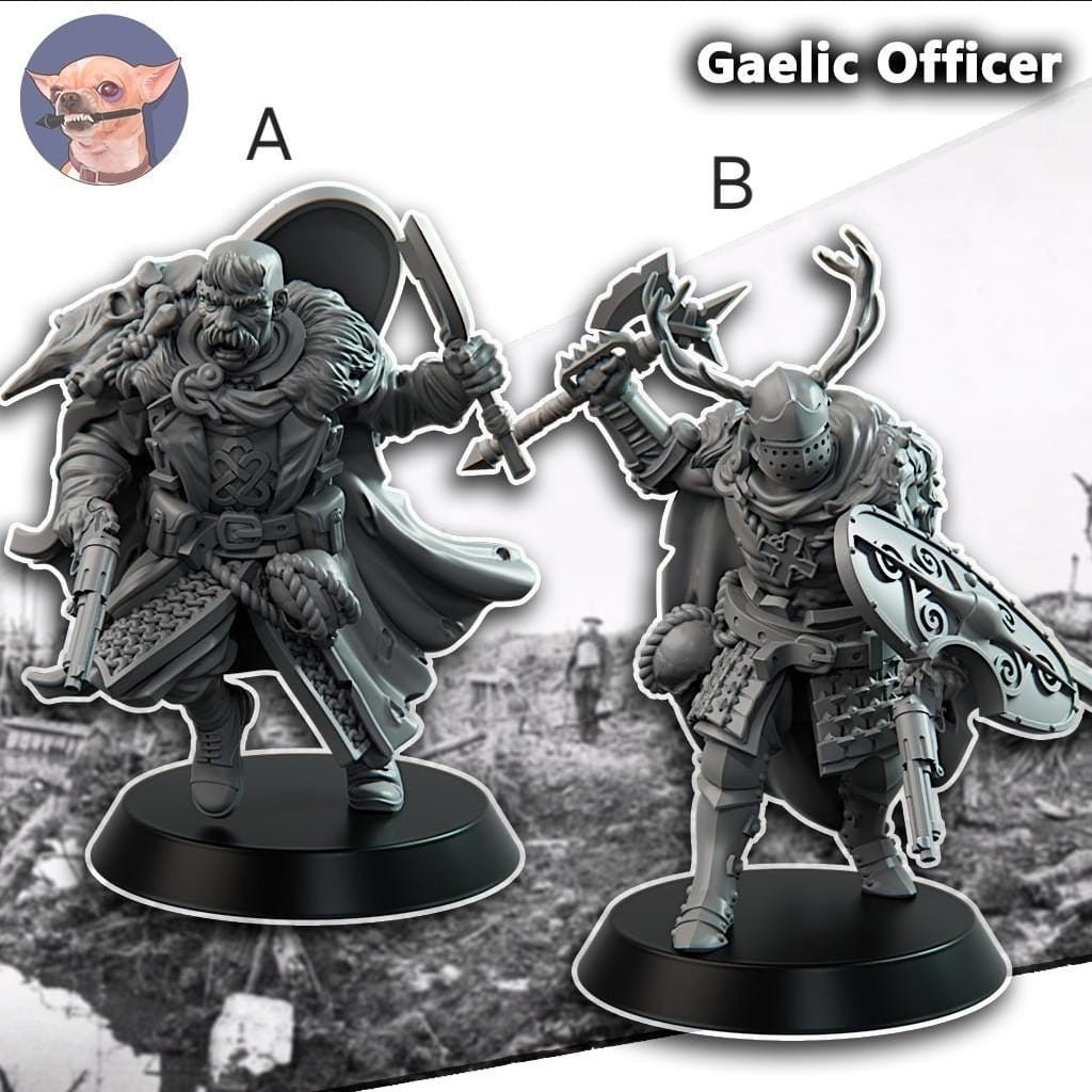 Dieselpunk Trench Compatible Eire Rangers New Antioch Warband (Funduk)