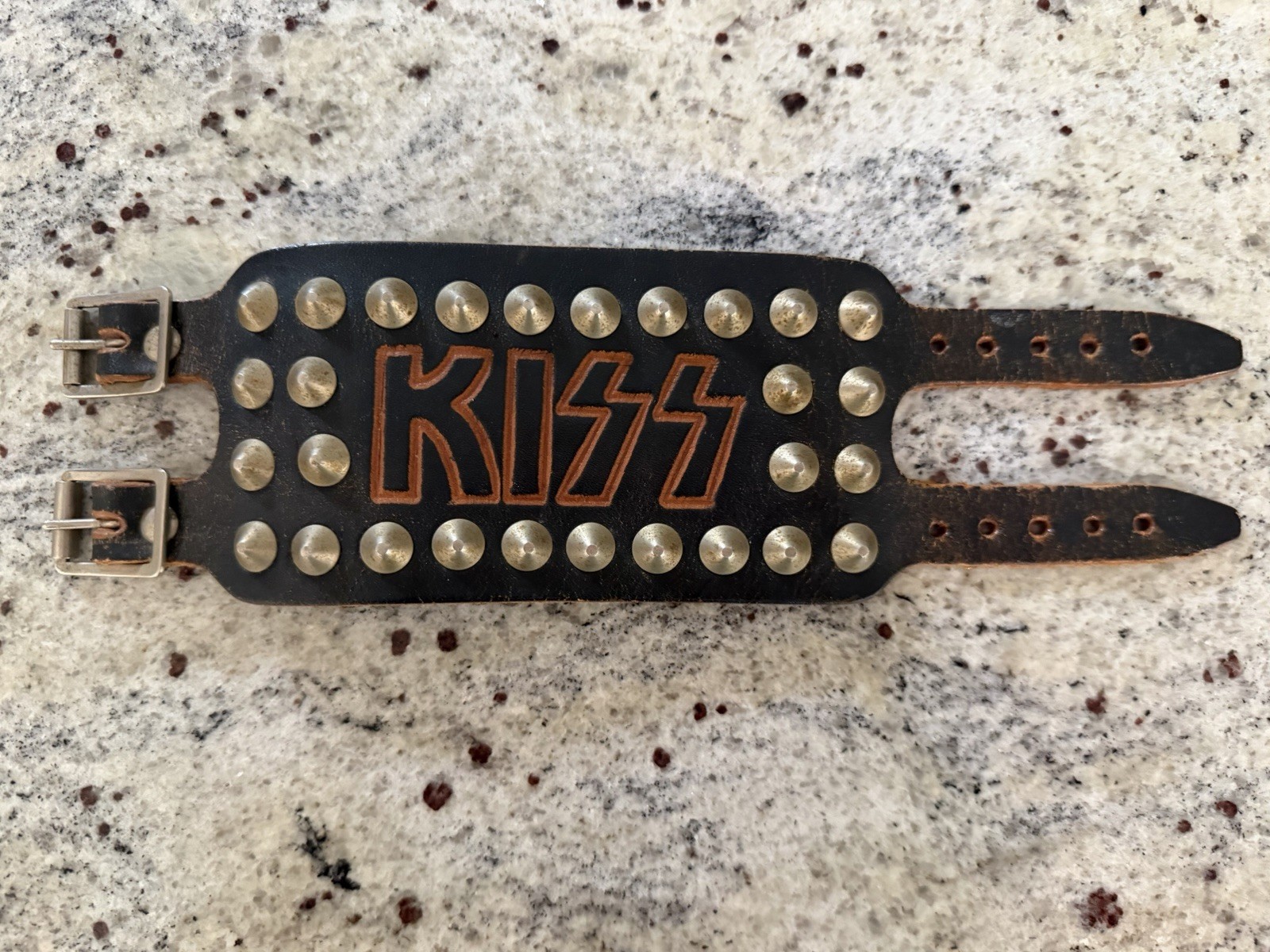 KISS 1981 UK ELDER ORDER FORM STUDDED BRACELET GENE ACE ERIC AUCOIN VINTAGE RARE