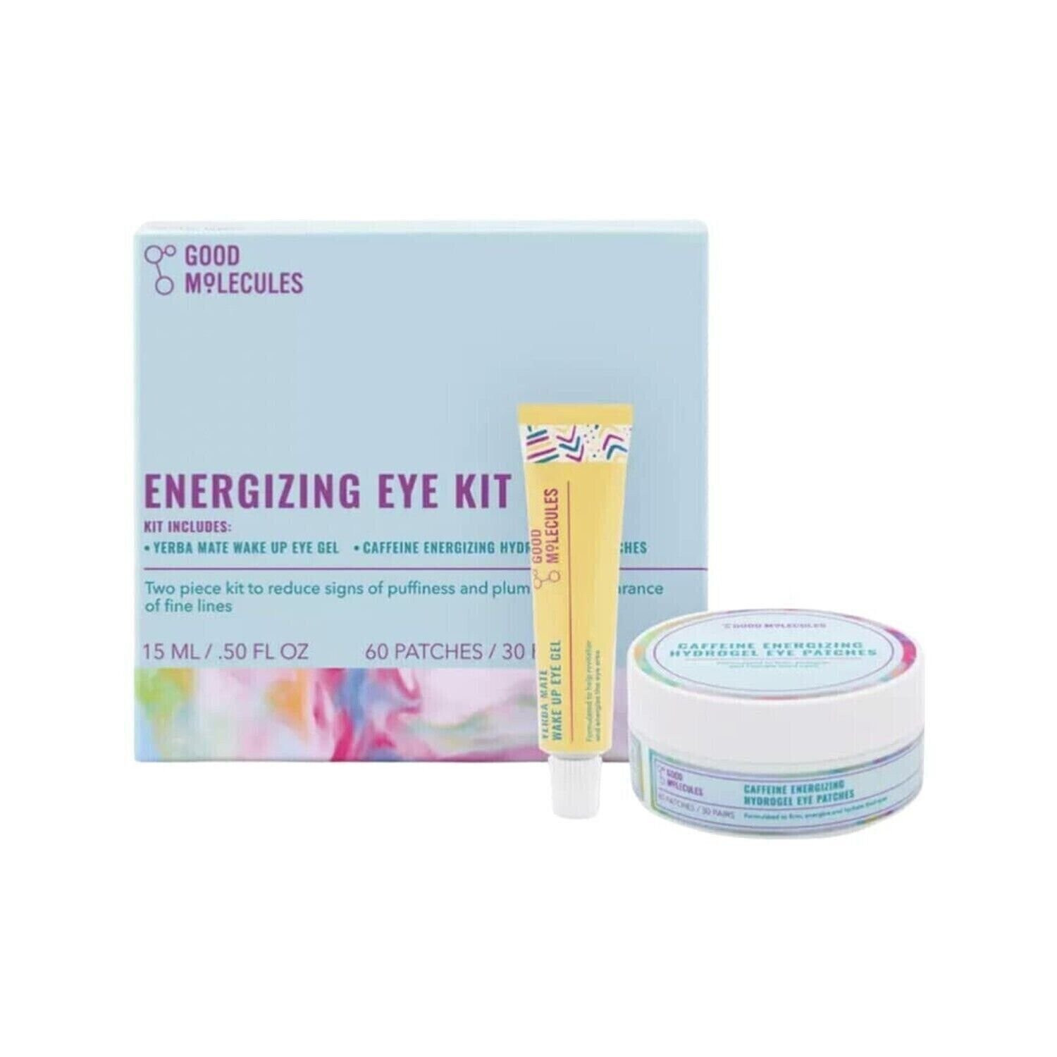 Good Molecules Eye Kit - Yerba Mate Wake Up Eye Gel & Energizing Eye Patches Good Molecules Eye Kit - Yerba Mate Wake Up Eye Gel & Energizing Eye Patches