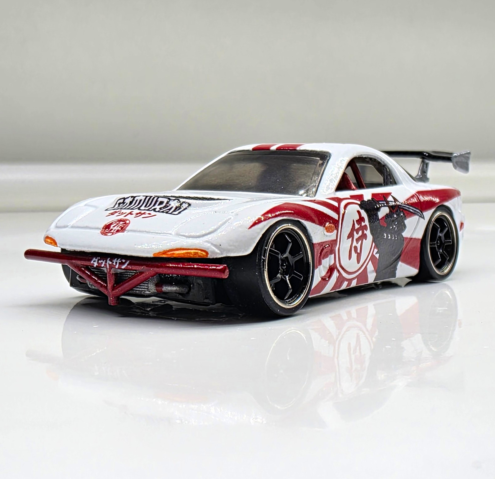 Hot Wheels Custom 1995 Mazda RX-7 Samurai Livery 1:64 Diecast Hot Wheels Custom 1995 Mazda RX-7 Samurai Livery 1:64 Diecast