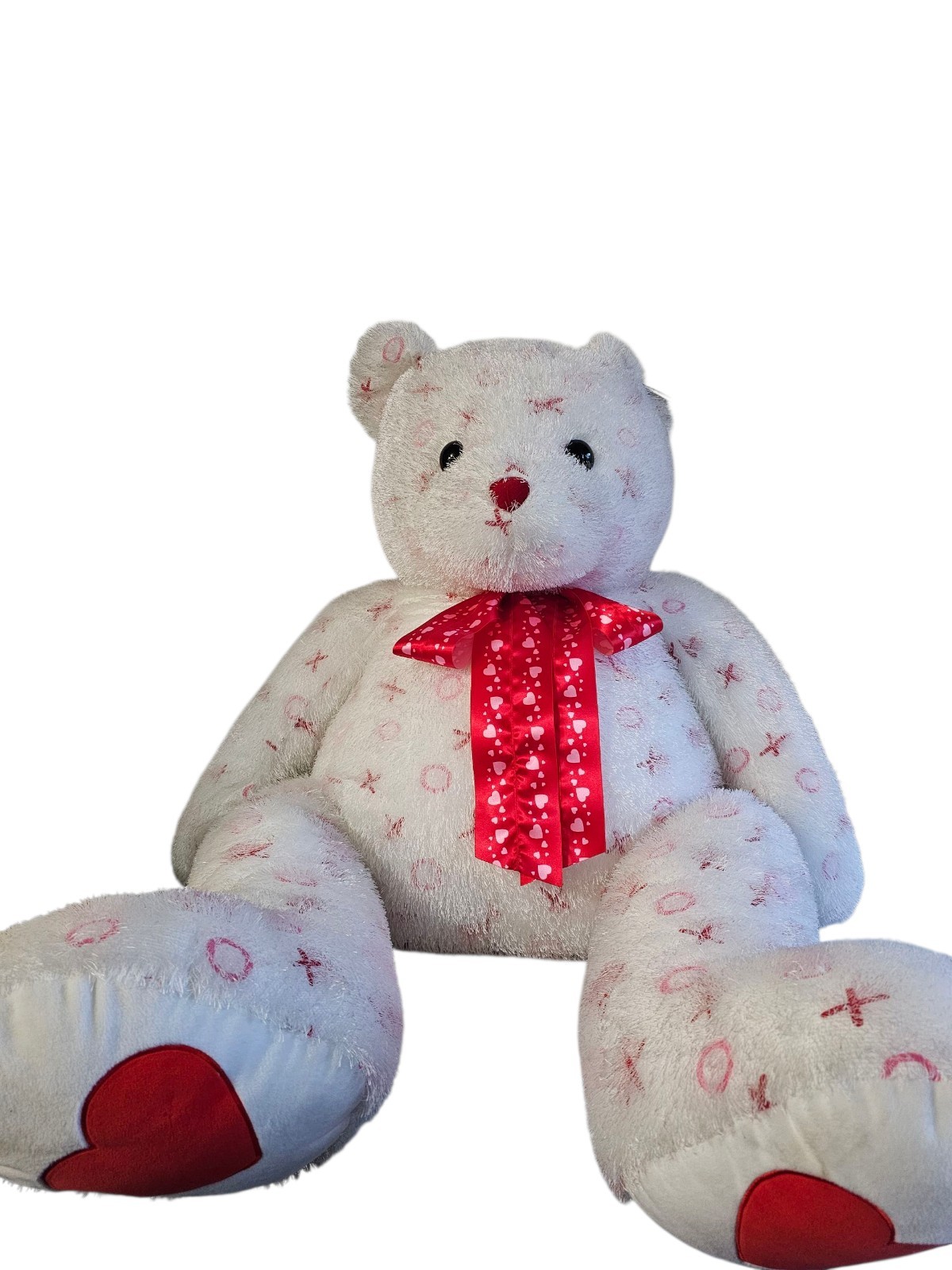 Vintage 2005 Ty Punkies Great Big Kiss Bear HTF Hallmark Store Display 52”