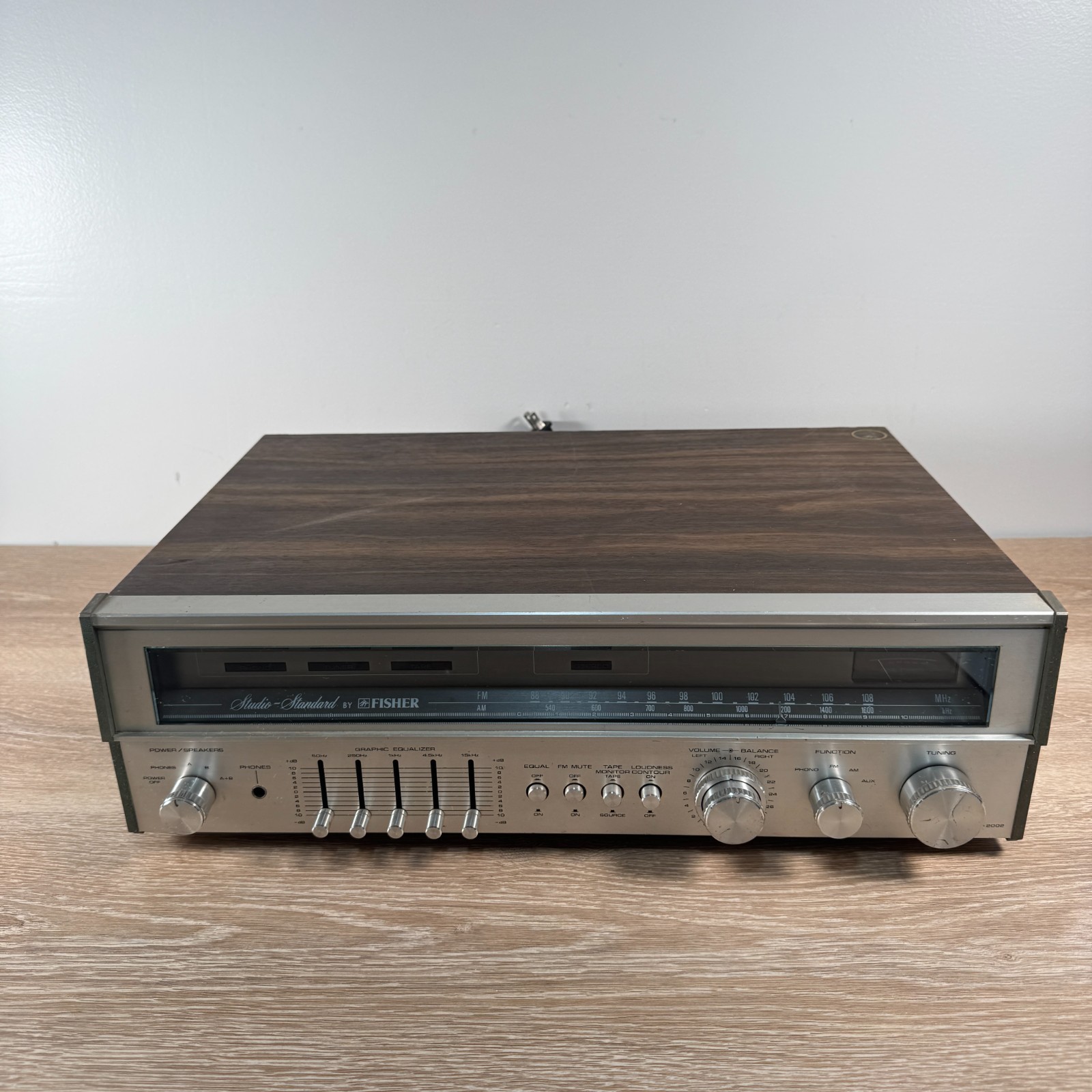 Vintage Fisher Stereo Receiver RS-2002 Tested Working - READ