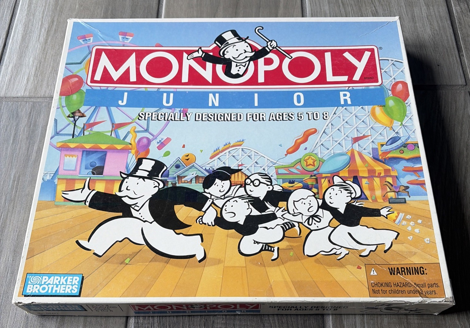 1990 Monopoly Junior Game by Parker Brothers Complete Family Game Night Fun VTG 1990 Monopoly Junior Game by Parker Brothers Complete Family Game Night Fun VTG