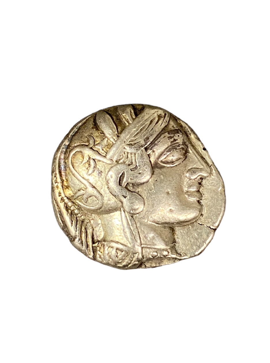 Attica Athens Athena /owl ancient tetradrachm AR Greek 440 BC - 404 BC
