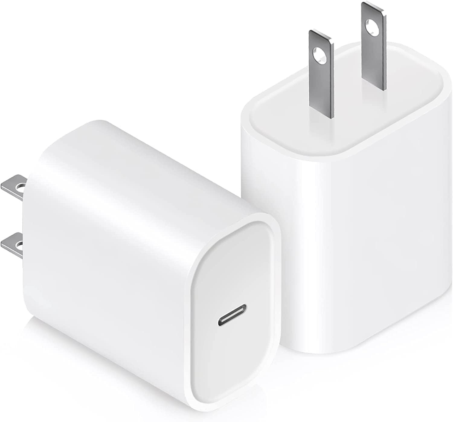 2X 20W USB-C Adapter Fast Charger PD Type C Cable For iPhone 14 13 12 11 Pro Max