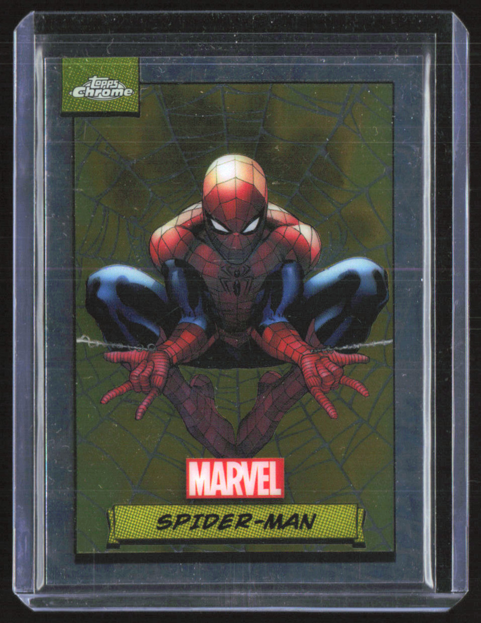2024 Topps Chrome Marvel Spider-Man #1 Base Marvel